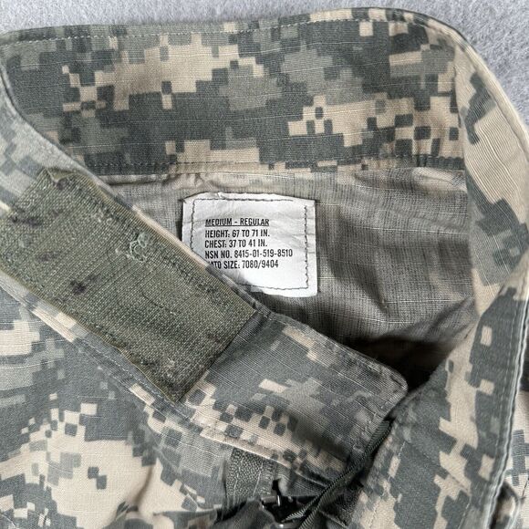 US Military‎ ACU Army Combat Uniform Coat UCP Digital Camo Ripstop Medium Reg - Picture 3 of 16